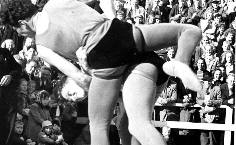 Þeir slitu glímubeltin